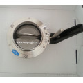 Food Grade Edelstahl Weld Butterfly Valve